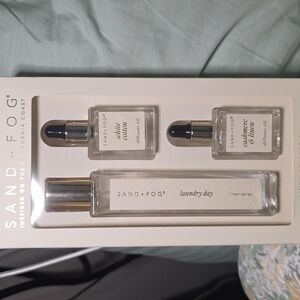 SAND + FOG Home Fragrance Set - White and Gold